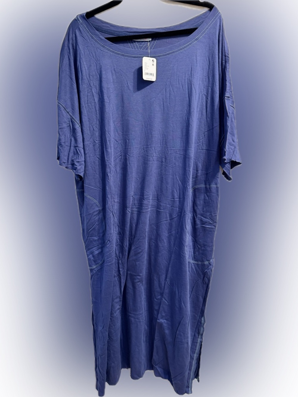 Intimately by Free People Blue Oversized Nightgown L
